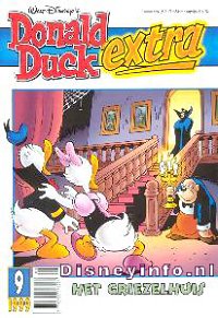 Front cover: Donald Duck Extra - 1999 - 09 - Het Griezelhuis