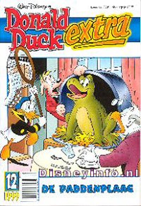 Front cover: Donald Duck Extra - 1999 - 12 - De Paddenplaag