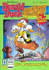 Front cover: Donald Duck Extra - 1999 - 13 - Het Duckmonster