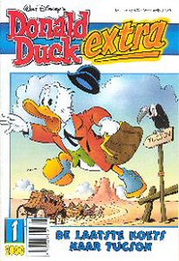 Front cover: Donald Duck Extra - 2000 - 01 - De Laatste Koets Naar Tucson