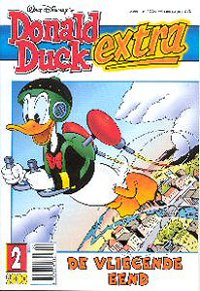 Front cover: Donald Duck Extra - 2000 - 02 - De Vliegende Eend