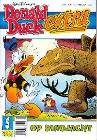 Front cover: Donald Duck Extra - 2000 - 05 - De Dinojacht