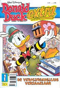 Front cover: Donald Duck Extra - 2001 - 01 - De Verschrikkelijke Verzamelaar