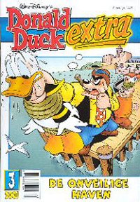 Front cover: Donald Duck Extra - 2001 - 03 - De Onveilige Haven