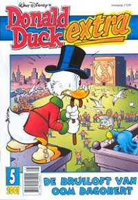 Front cover: Donald Duck Extra - 2001 - 05 - De Bruiloft Van Oom Dagobert