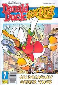 Front cover: Donald Duck Extra - 2001 - 07 - Geldpakhuis Onder Vuur