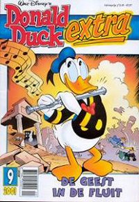 Front cover: Donald Duck Extra - 2001 - 09 - De Geest In De Fluit