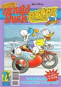 Front cover: Donald Duck Extra - 2005 - 07½ - Dubbeldik Vakantie-Nummer