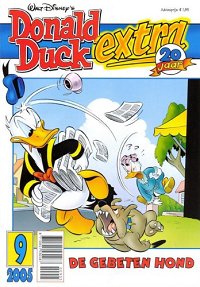 Front cover: Donald Duck Extra - 2005 - 09 - De Gebeten Hond