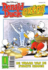 Front cover: Donald Duck Extra - 2006 - 01 - De Wraak Van De Zwarte Ridder