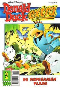 Front cover: Donald Duck Extra - 2006 - 02 - De Papegaaienplaag