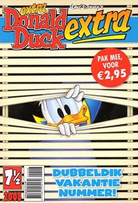 Front cover: Donald Duck Extra - 2008 - 07½ - Dubbeldik Vakantie Nummer!