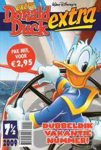 Front cover: Donald Duck Extra - 2009 - 07½ - Dubbeldik Vakantie Nummer!