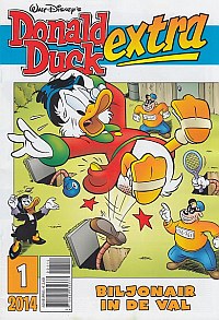 Front cover: Donald Duck Extra - 2014 - 01 - Biljonair in de Val