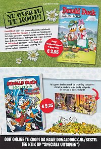 Back cover: Donald Duck Extra - 2014 - 02 - Advocaat in de Aanval