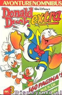 Front cover: Donald Duck Extra Avonturenomnibus - 03