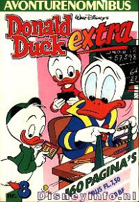 Front cover: Donald Duck Extra Avonturenomnibus - 08