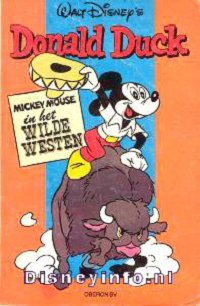 Front cover: Donald Duck Pocket - Serie 2 - 12 - Mickey Mouse In Het Wilde Westen