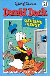 Front cover: Donald Duck Pocket - Serie 2 - 21 - SE - Donald Duck In Geheime Dienst