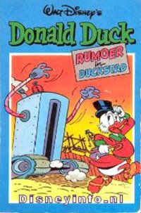 Front cover: Donald Duck Pocket - Serie 2 - 25 - Rumoer In Duckstad