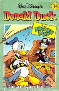 Front cover: Donald Duck Pocket - Serie 2 - 34 - Donald Duck In Dromenland