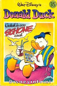 Front cover: Donald Duck Pocket - Serie 2 - 35 - Geluk Is Een Schone Zaak