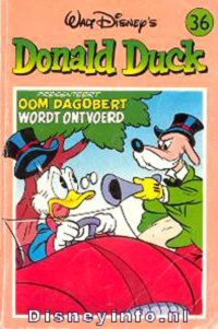 Front cover: Donald Duck Pocket - Serie 2 - 36 - Oom Dagobert Wordt Ontvoerd