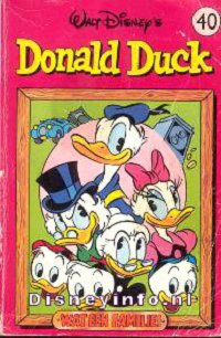 Front cover: Donald Duck Pocket - Serie 2 - 40 - Wat Een Familie!