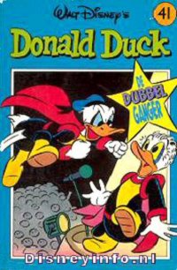 Front cover: Donald Duck Pocket - Serie 2 - 41 - De Dubbelganger