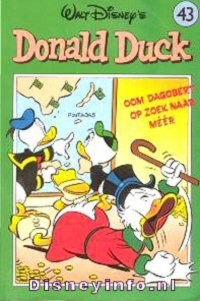 Front cover: Donald Duck Pocket - Serie 2 - 43 - Oom Dagobert Op Zoek Naar Méér