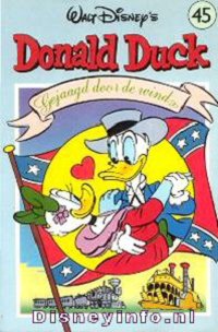 Front cover: Donald Duck Pocket - Serie 2 - 45 - Gejaagd Door De Wind