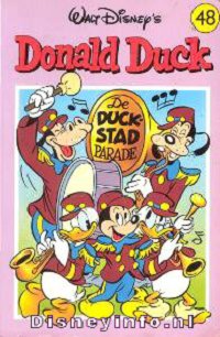 Front cover: Donald Duck Pocket - Serie 2 - 48 - De Duckstad Parade