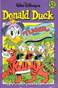 Front cover: Donald Duck Pocket - Serie 2 - 52 - De Tijger Van Malakka