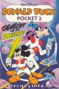 Front cover: Donald Duck Pocket - Serie 3 - 002 - Gevecht In De Ruimte