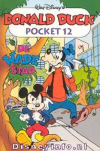 Front cover: Donald Duck Pocket - Serie 3 - 012 - De Wilde Stad