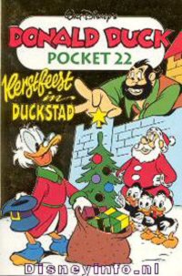 Front cover: Donald Duck Pocket - Serie 3 - 022 - Kerstfeest In Duckstad