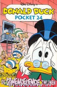 Front cover: Donald Duck Pocket - Serie 3 - 024 - De Zwendelende Zwijnen