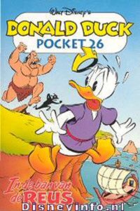 Front cover: Donald Duck Pocket - Serie 3 - 026 - In De Ban Van De Reus