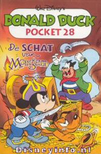 Front cover: Donald Duck Pocket - Serie 3 - 028 - De Schat Van Morgan