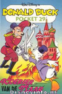 Front cover: Donald Duck Pocket - Serie 3 - 029 - Koerier Van De Tsaar