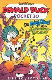 Front cover: Donald Duck Pocket - Serie 3 - 030 - De Minstreel Van Schapeneiland