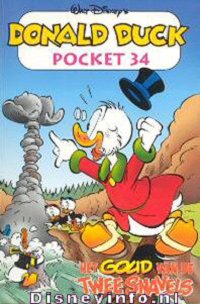 Front cover: Donald Duck Pocket - Serie 3 - 034 - Het Goud Van De Twee Snavels