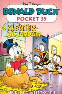 Front cover: Donald Duck Pocket - Serie 3 - 035 - De Kleuter-Miljardair