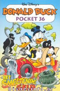 Front cover: Donald Duck Pocket - Serie 3 - 036 - Het Smeltende Geld