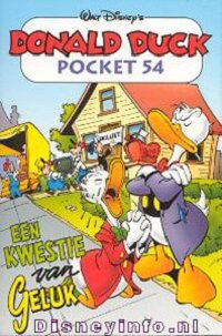 Front cover: Donald Duck Pocket - Serie 3 - 054 - Een Kwestie Van Geluk