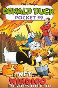 Front cover: Donald Duck Pocket - Serie 3 - 059 - De Wet Van Windigo