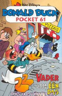 Front cover: Donald Duck Pocket - Serie 3 - 061 - Vader Voor Één Dag