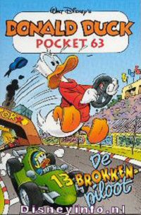 Front cover: Donald Duck Pocket - Serie 3 - 063 - De Brokkenpiloot