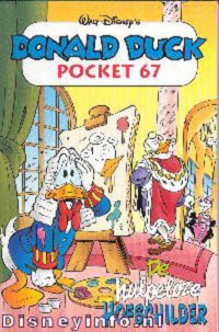 Front cover: Donald Duck Pocket - Serie 3 - 067 - De Hulpeloze Hofschilder