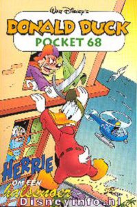 Front cover: Donald Duck Pocket - Serie 3 - 068 - Herrie Om Een Halssnoer